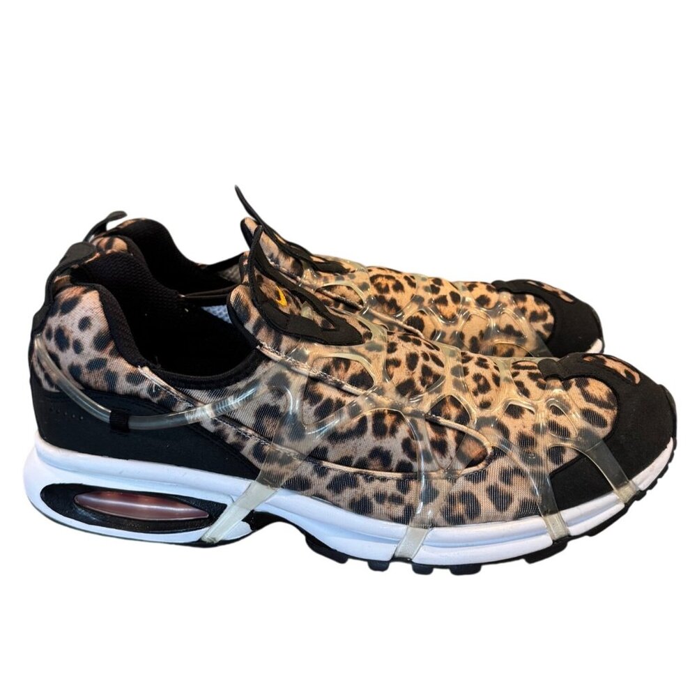 Nike Air Kukini Leopard Print Mens Running Shoes Size 15 Bold Design